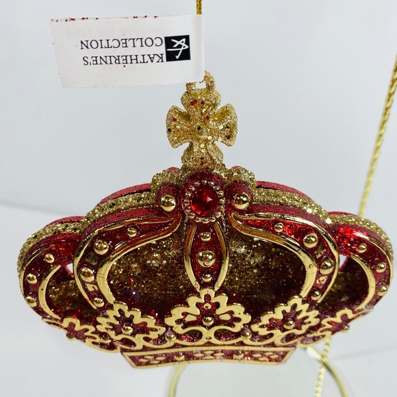 Katherine's Collection Mardi Gras Crown Ornament - Picture 2 of 5